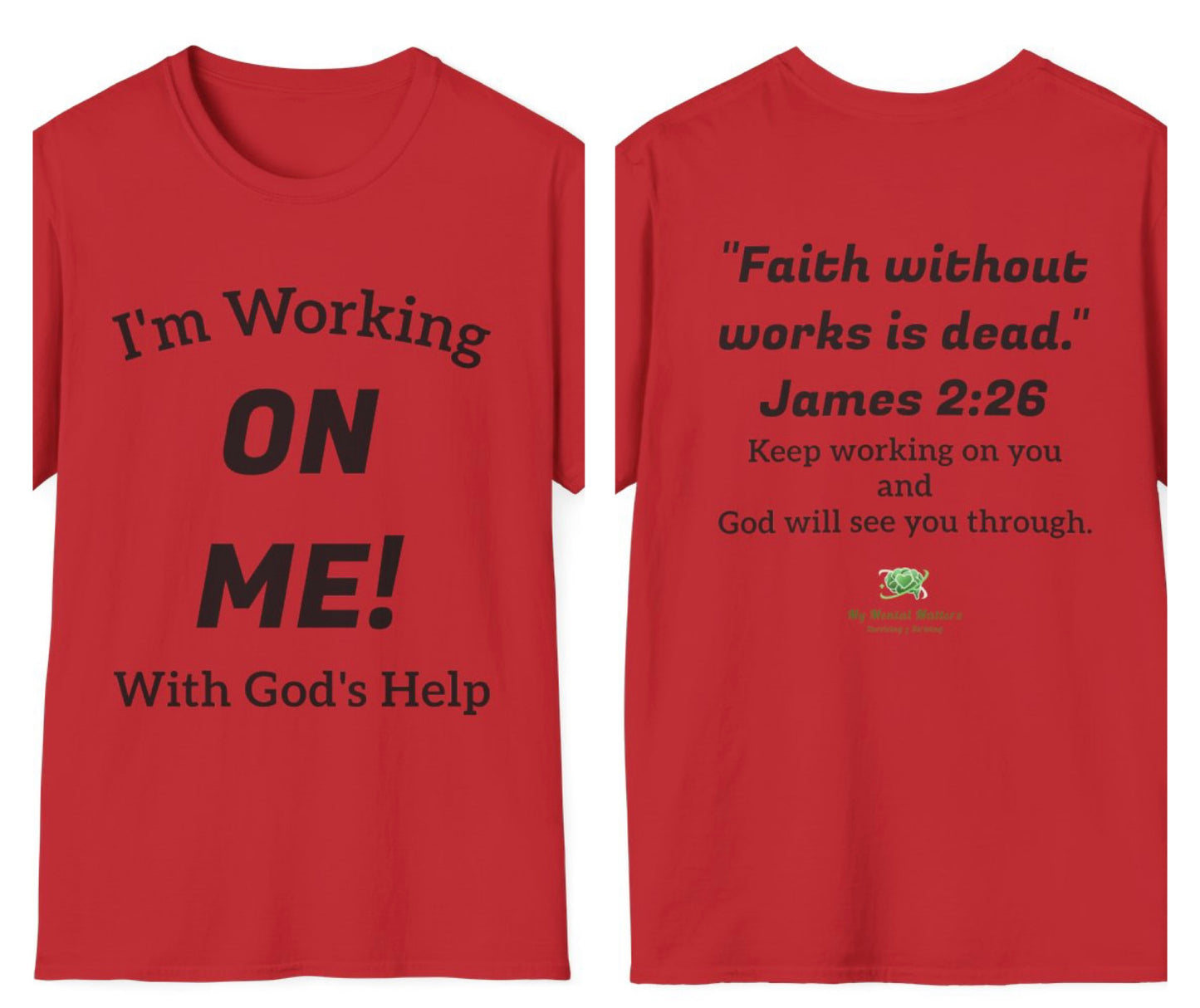 I'm Working On Me! - Crew Neck Tee