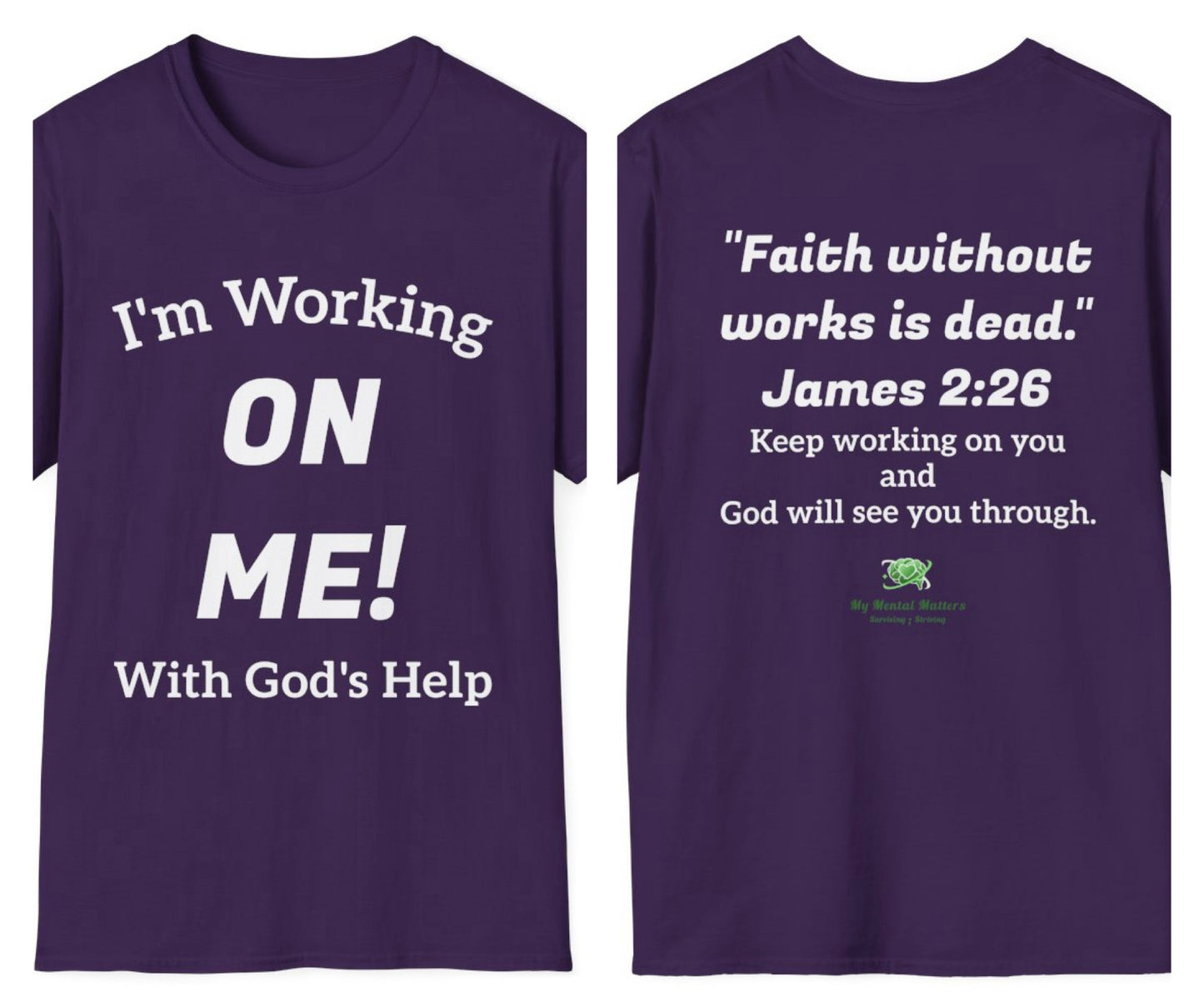 I'm Working On Me! - Crew Neck Tee