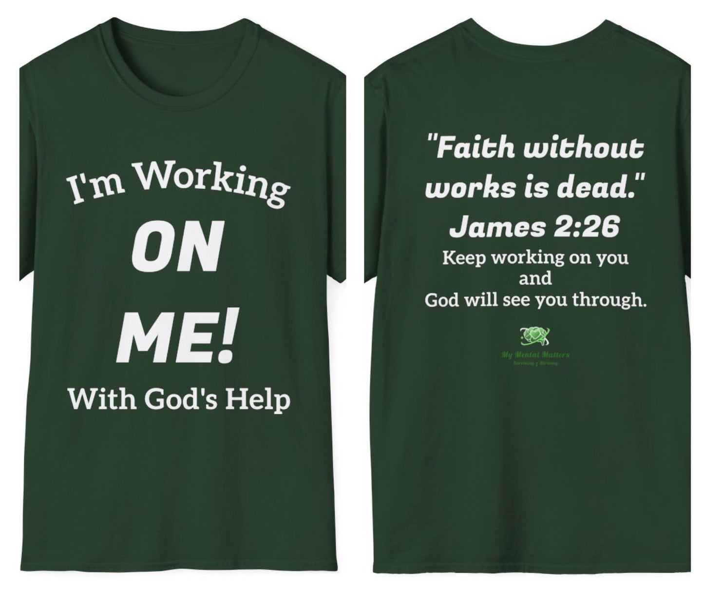 I'm Working On Me! - Crew Neck Tee