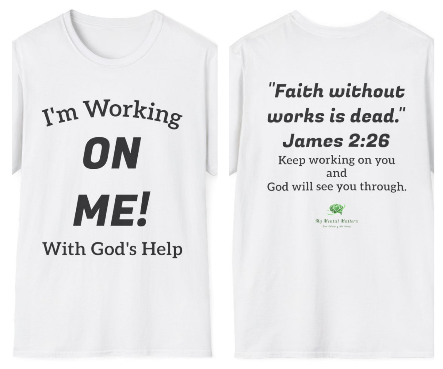 I'm Working On Me! - Crew Neck Tee