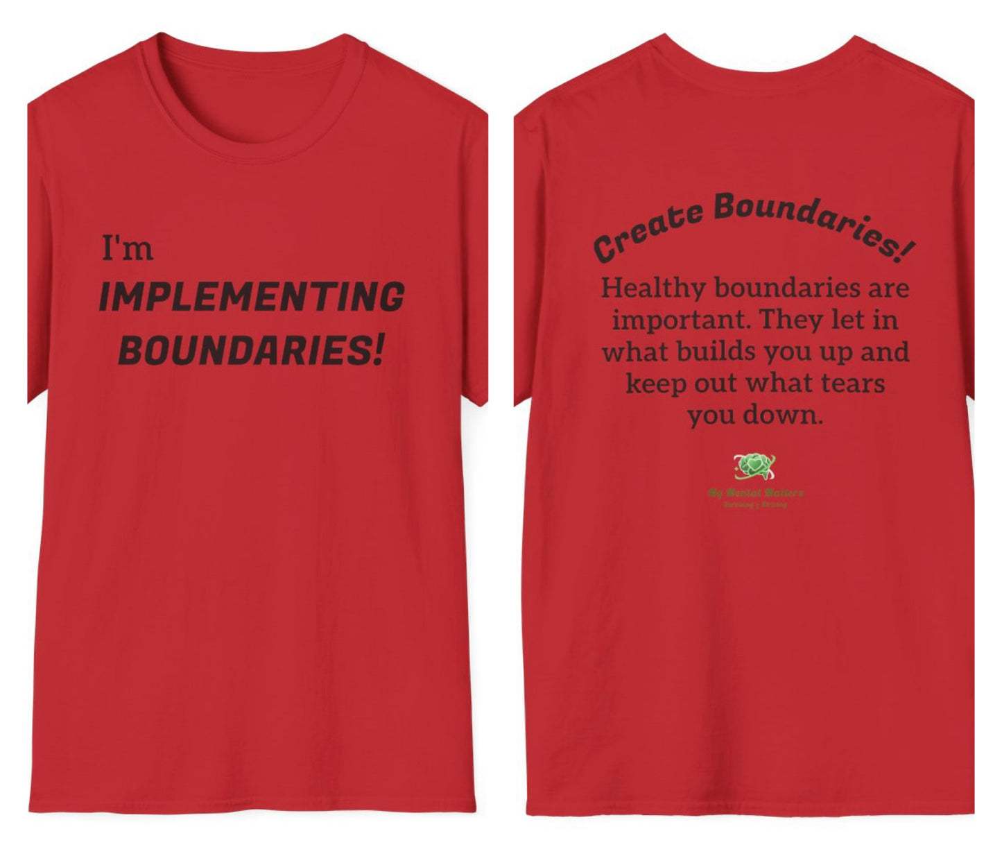 I'm Implementing Boundaries! - Crew Neck Tee
