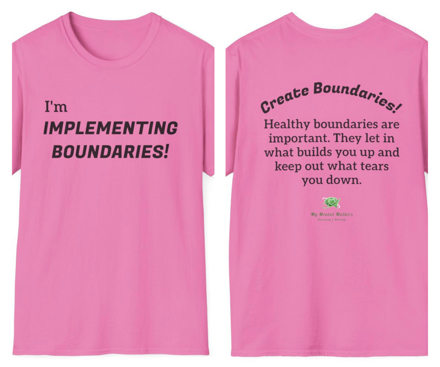 I'm Implementing Boundaries! - Crew Neck Tee