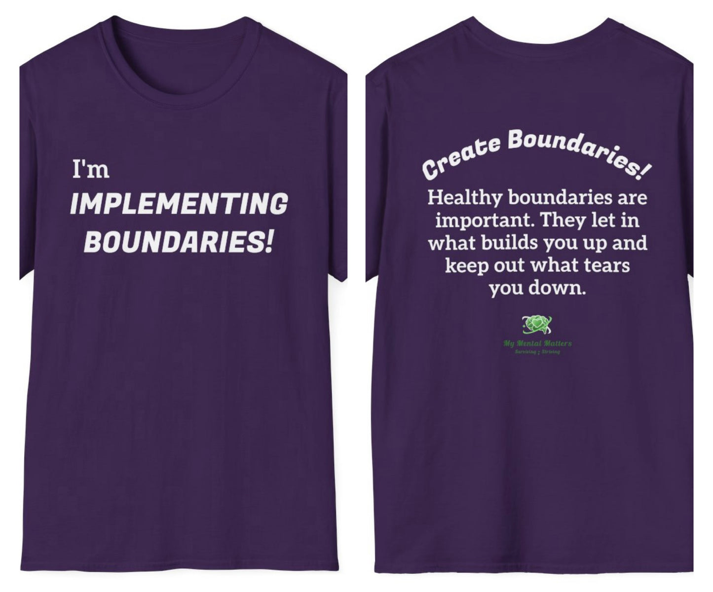 I'm Implementing Boundaries! - Crew Neck Tee