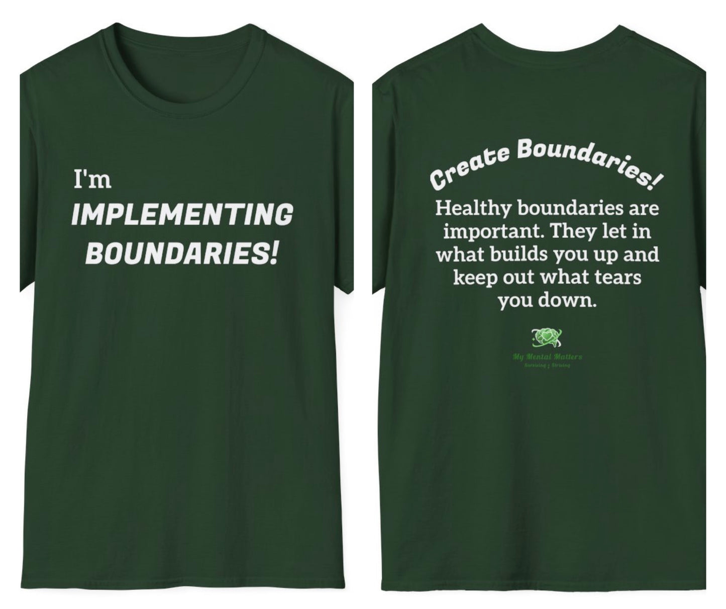 I'm Implementing Boundaries! - Crew Neck Tee