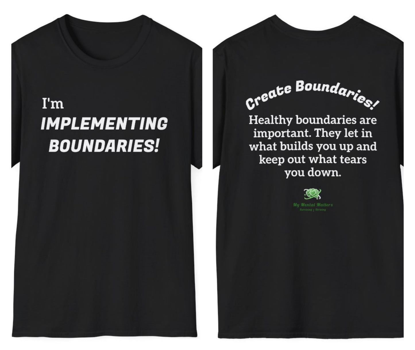 I'm Implementing Boundaries! - Crew Neck Tee