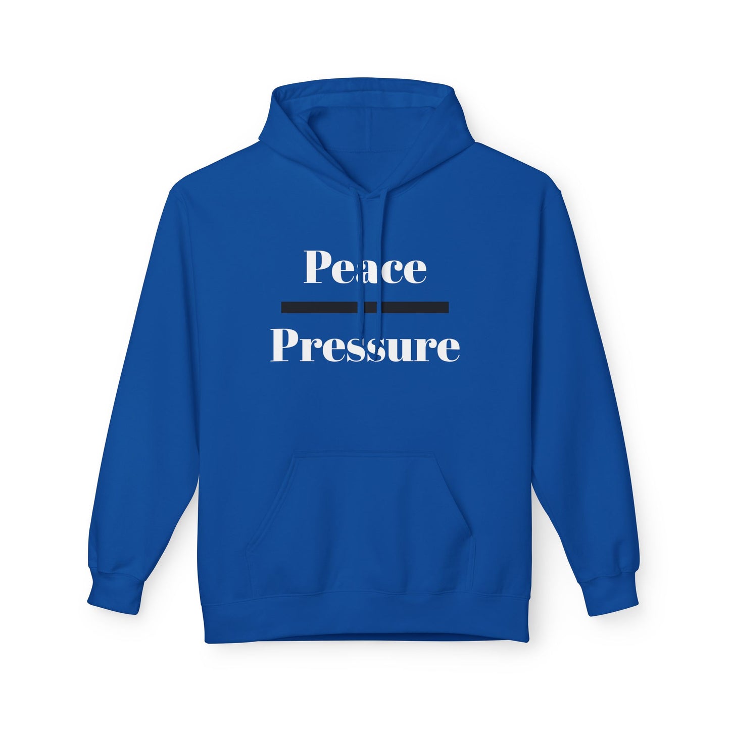 Peace Pressure Hoodie — Minimal Calm Graphic Pullover
