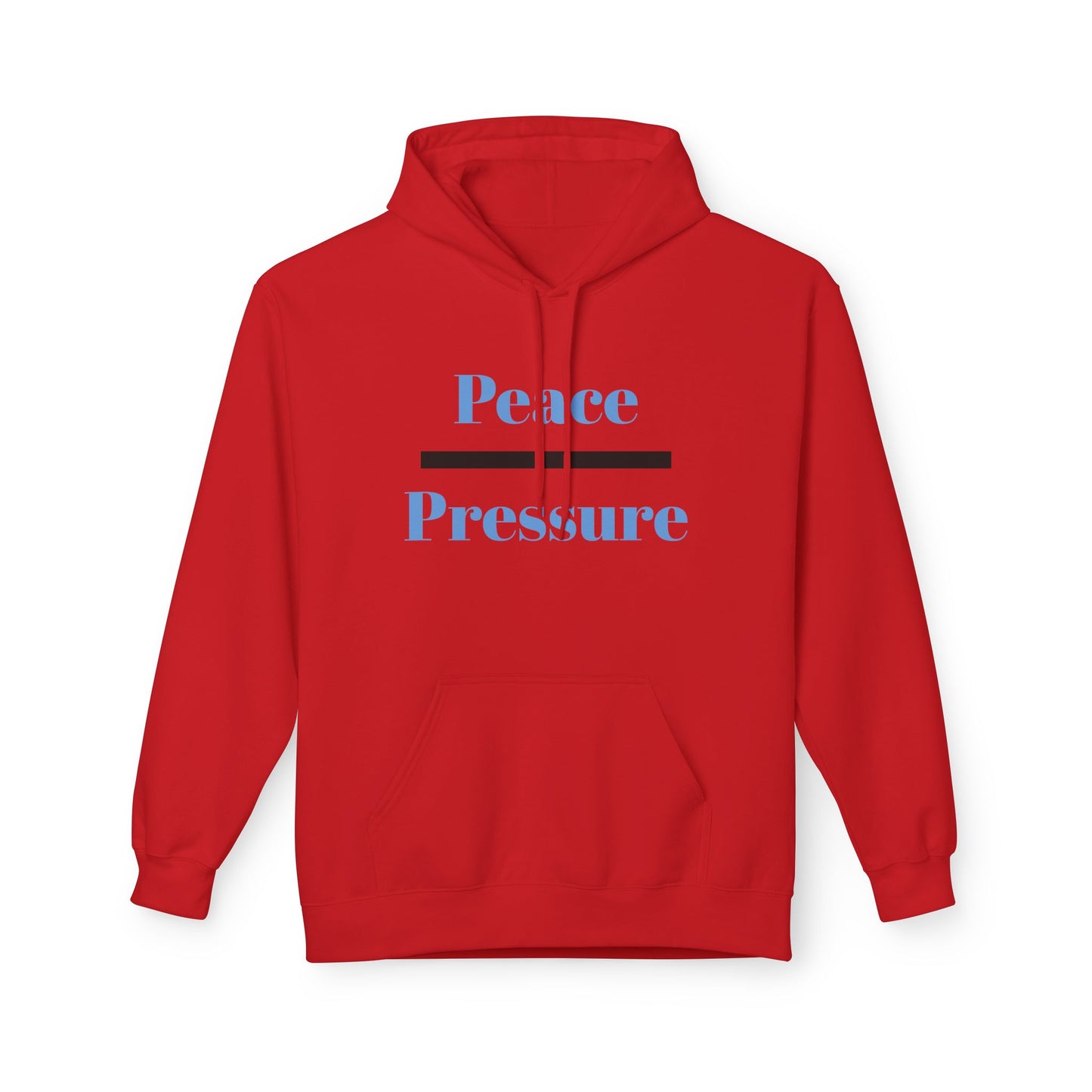 Peace Pressure Hoodie — Minimal Calm Graphic Pullover