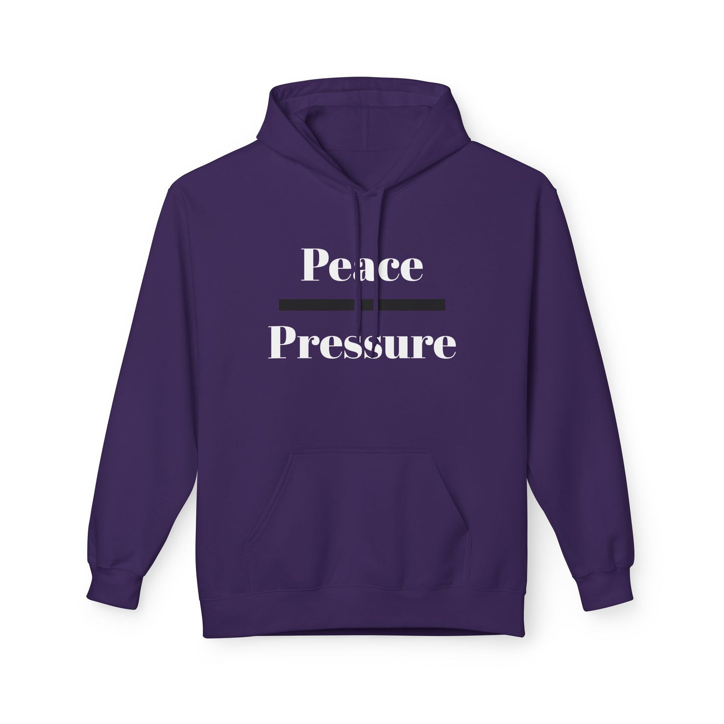 Peace Pressure Hoodie — Minimal Calm Graphic Pullover