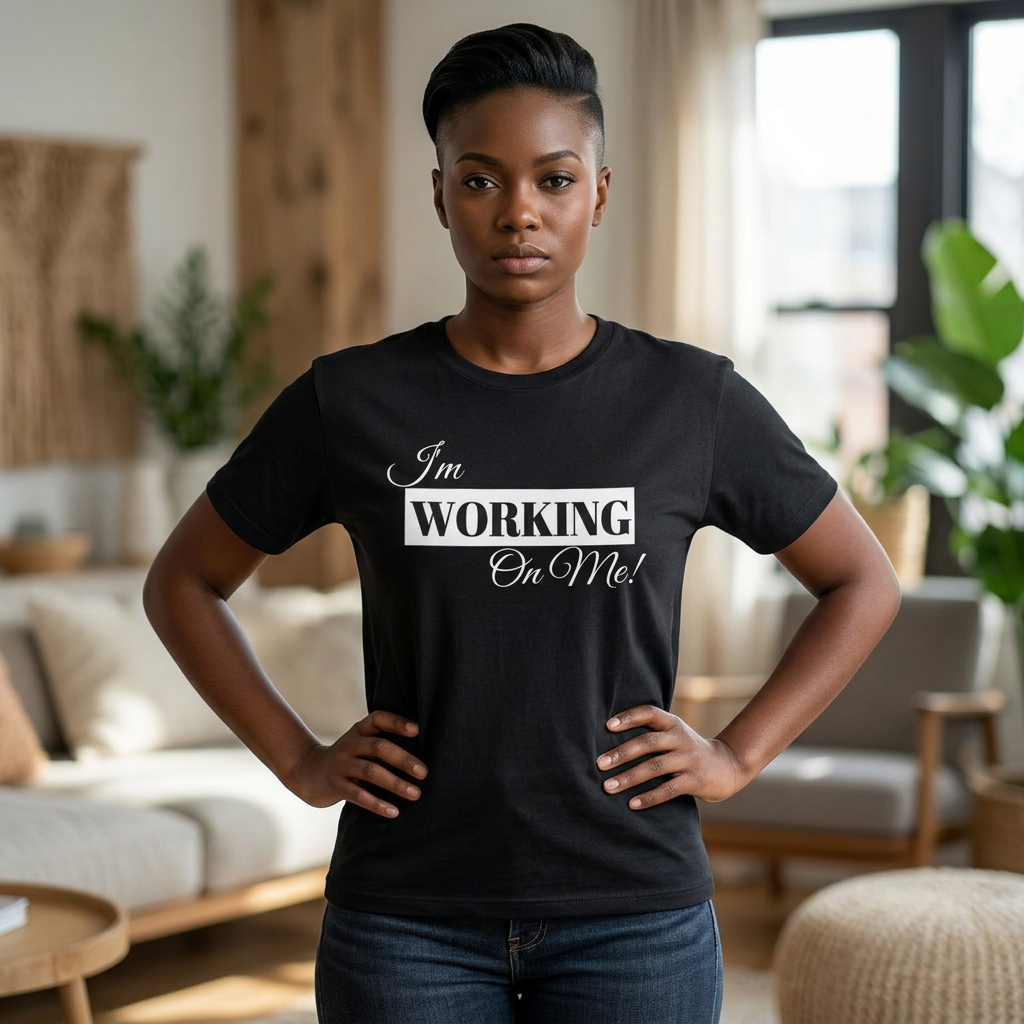 I'm Working On Me Tee — Self-Love Graphic T-Shirt