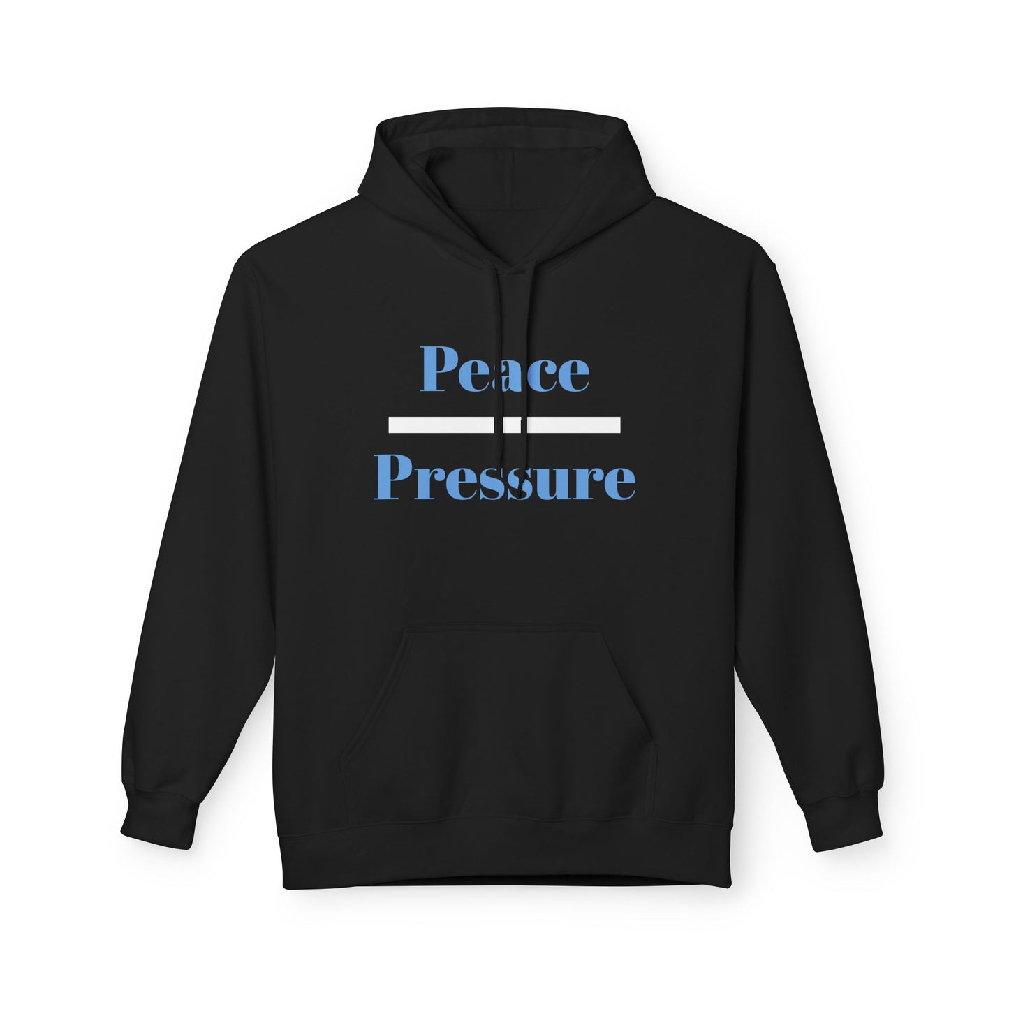 Peace Pressure Hoodie — Minimal Calm Graphic Pullover