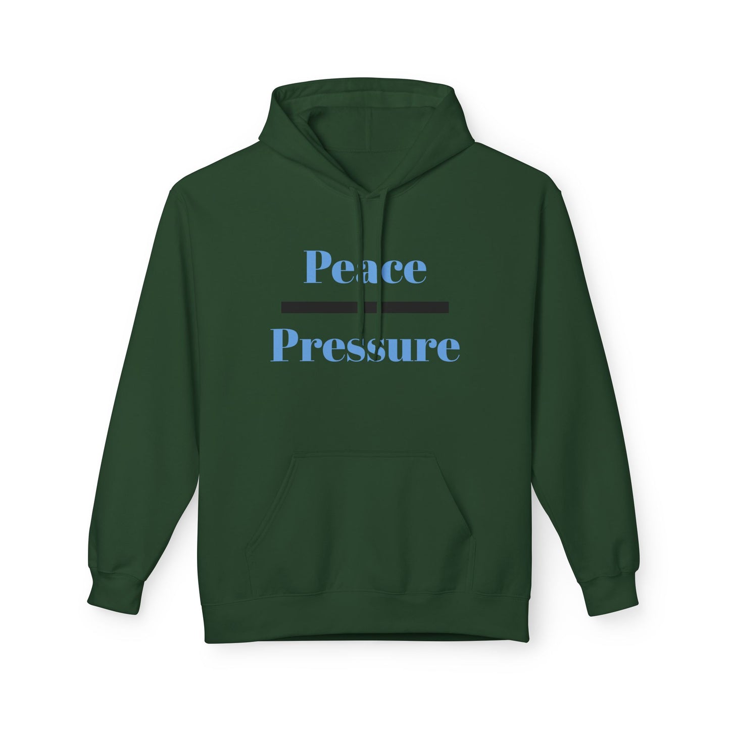 Peace Pressure Hoodie — Minimal Calm Graphic Pullover