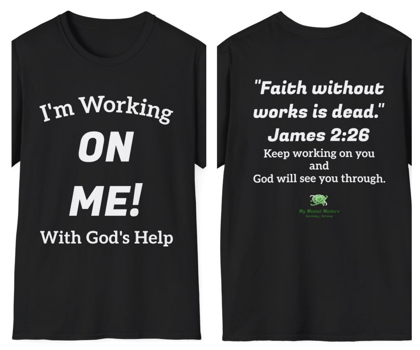 I'm Working On Me! - Crew Neck Tee