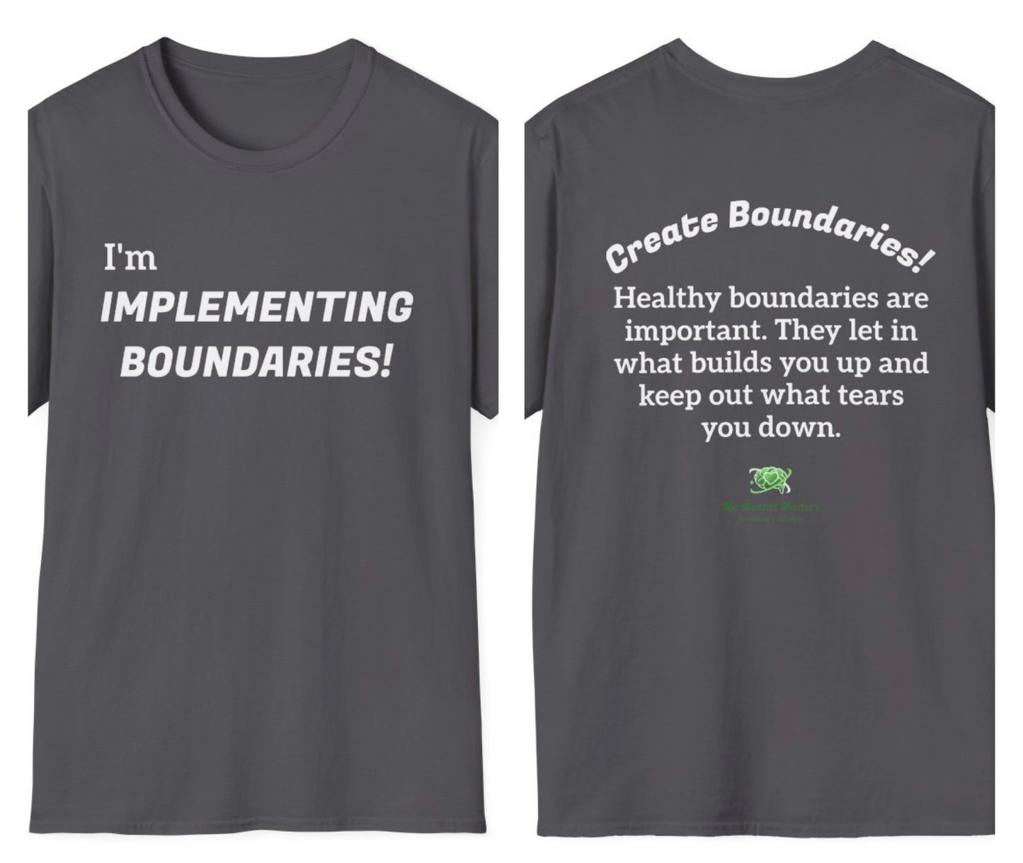 I'm Implementing Boundaries! - Crew Neck Tee