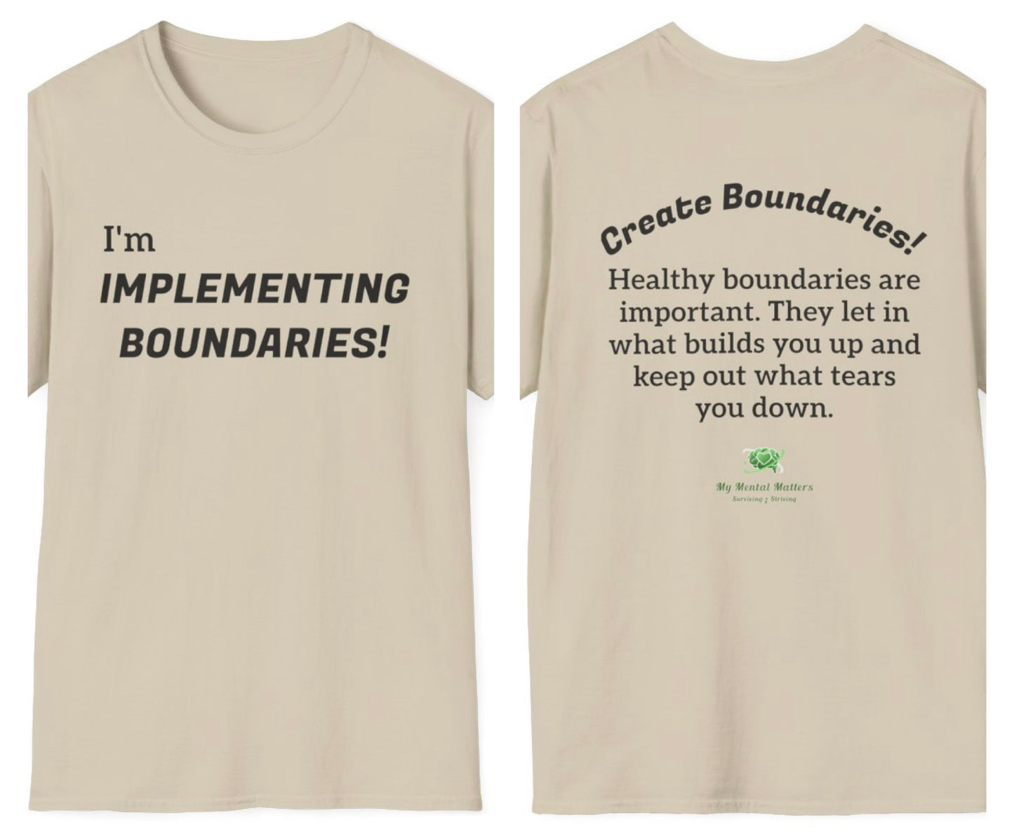 I'm Implementing Boundaries! - Crew Neck Tee