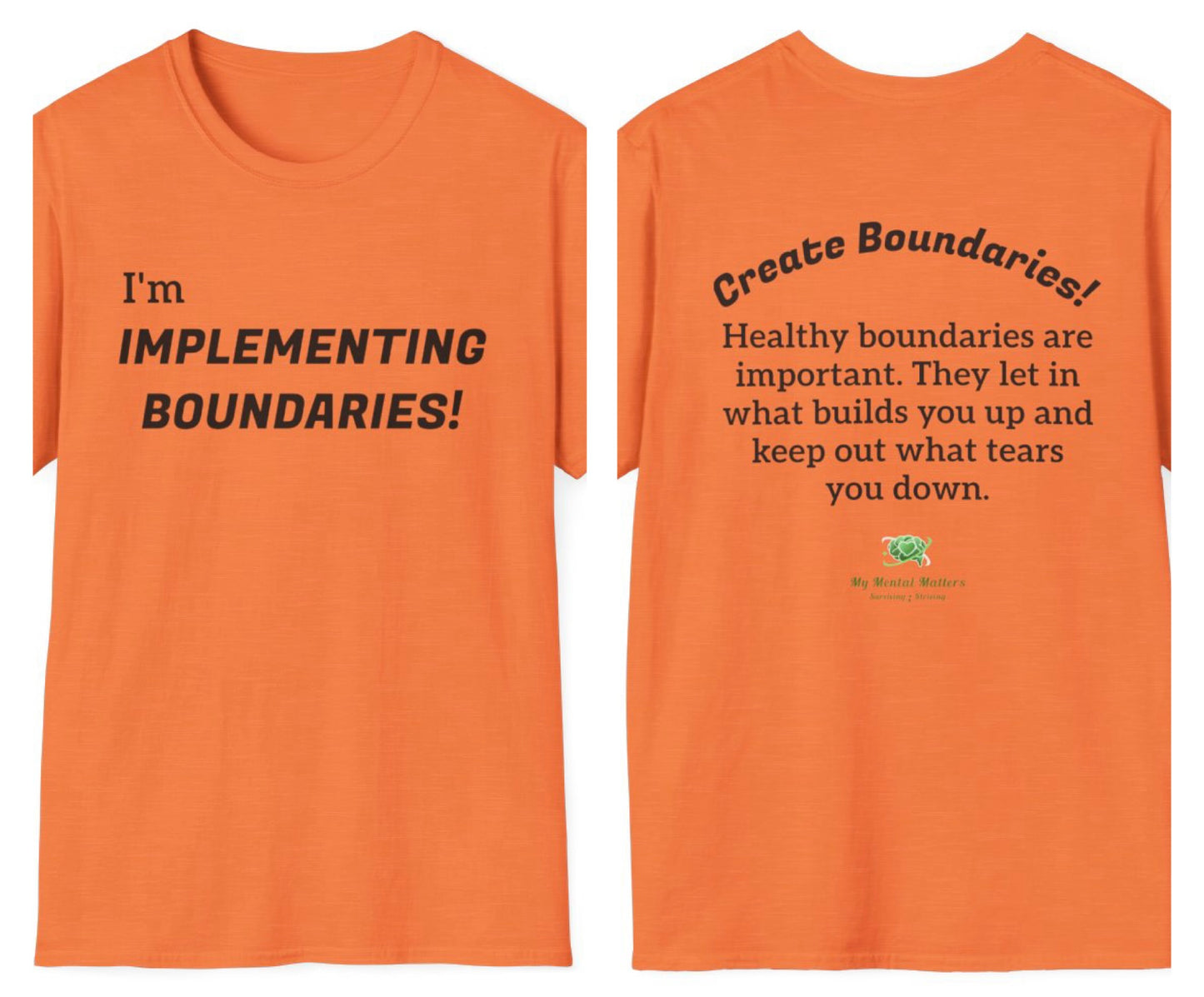 I'm Implementing Boundaries! - Crew Neck Tee